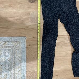 Lululemon Align High Rise 25 inch; size 6; black/gray; only worn twice